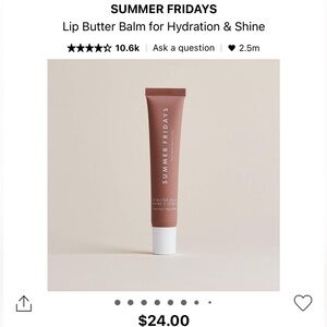 brand new summer fridays lip balm